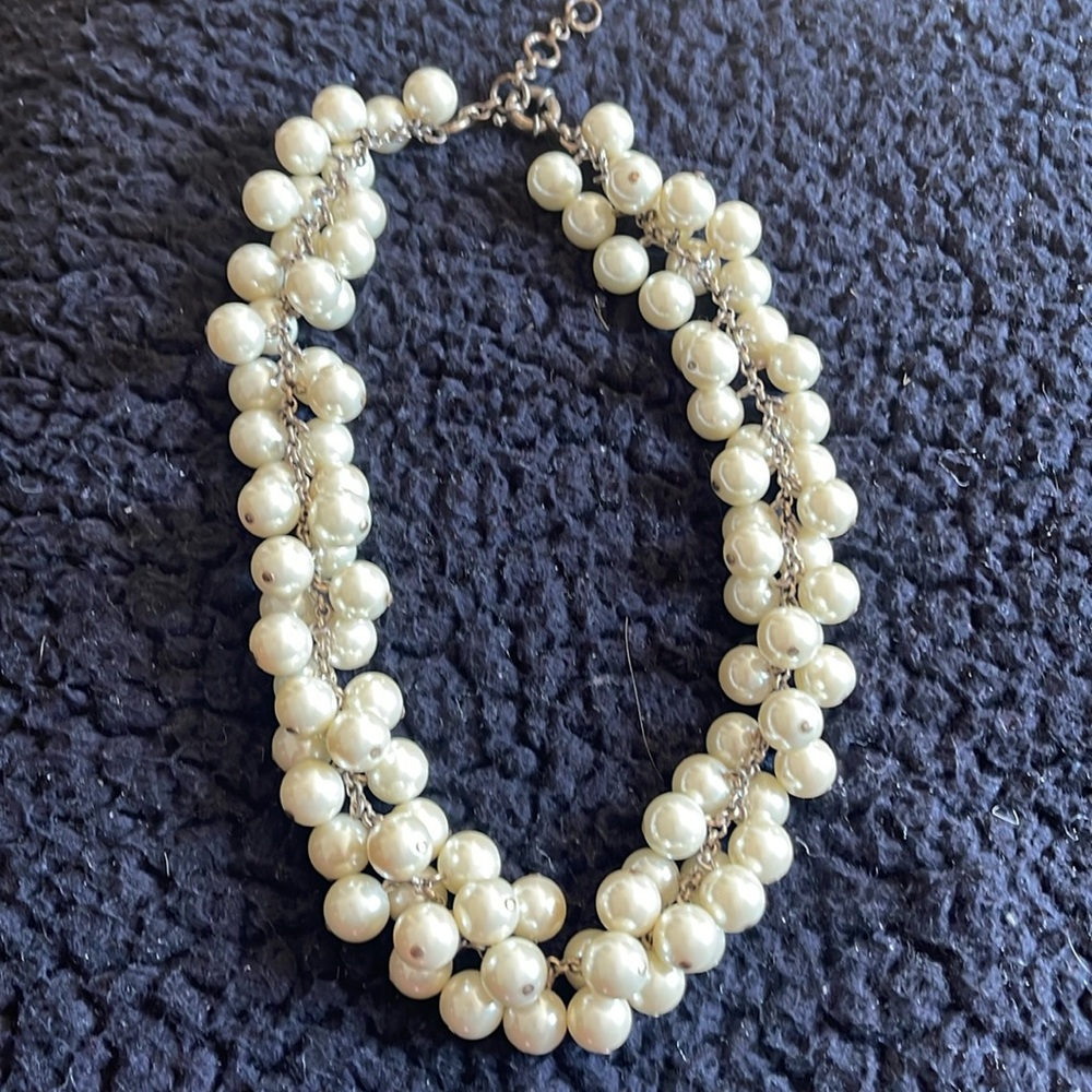 JCrew Necklace Faux Pearls